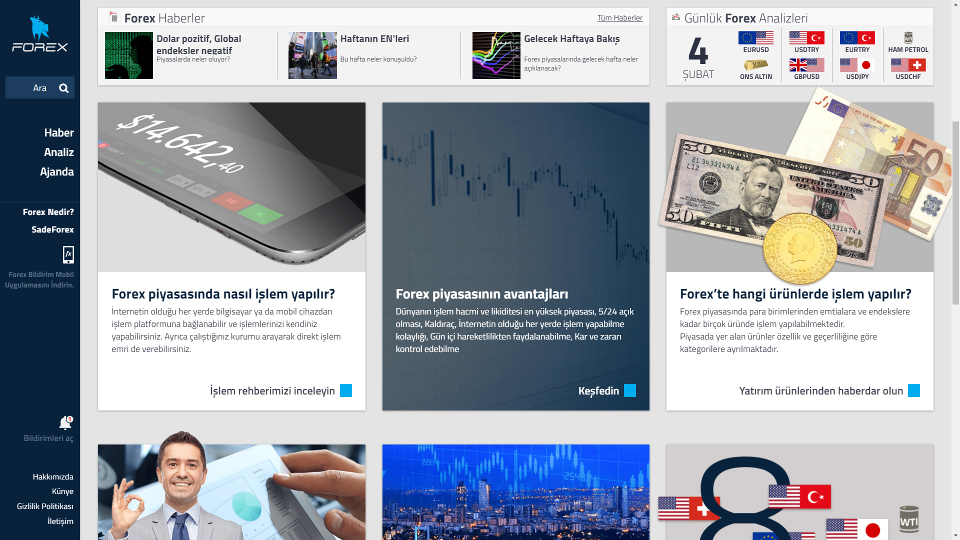 Forex Web Design