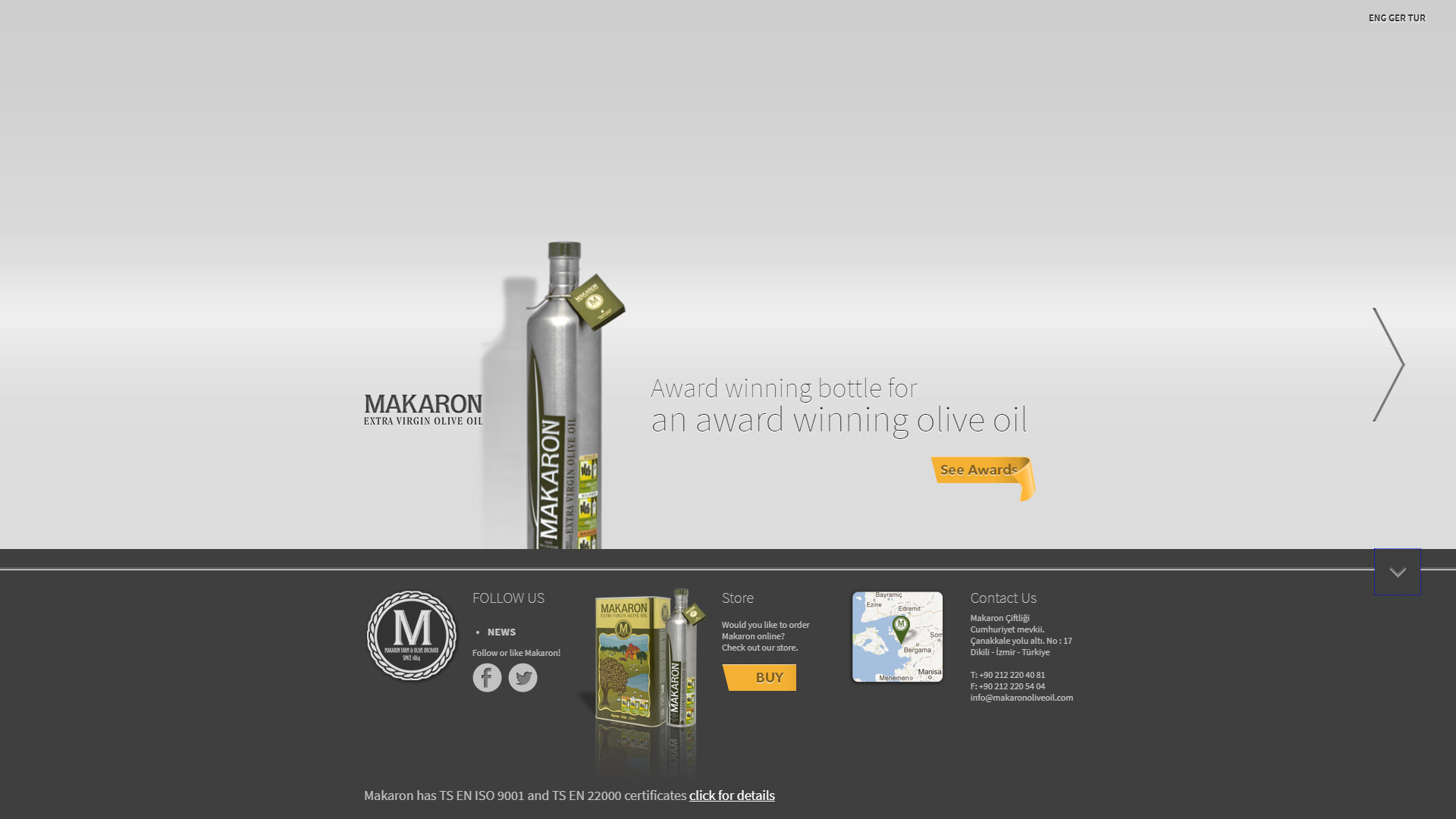 Makaron UI Web Design